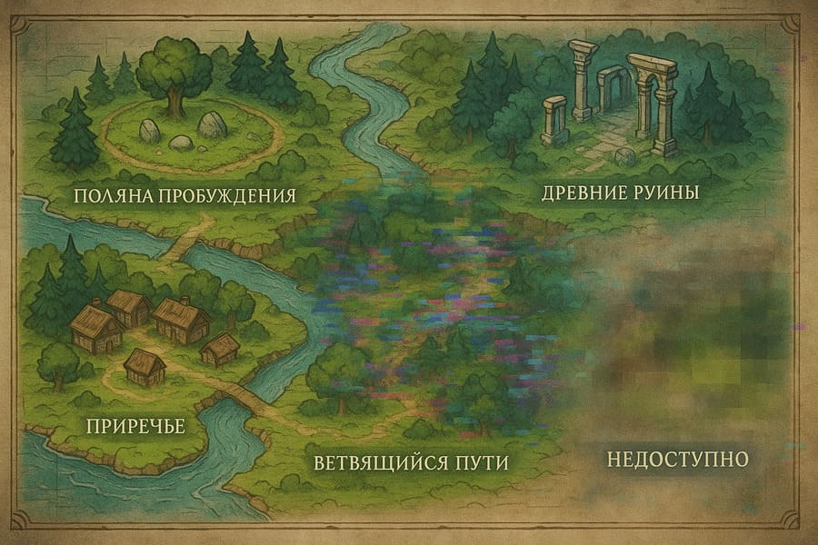 Карта мира Coreworld